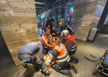 Caída de elevador en Plaza Mítikah deja dos heridos