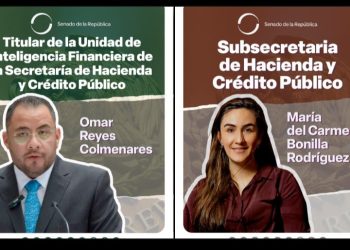 Ratifica el Congreso a Omar Reyes al frente de la UIF y a María del Carmen Bonilla como subsecretaria de Hacienda