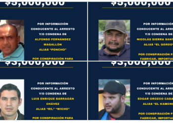 Departamento de Estado de EU ofrece recompensa por narcotraficantes mexicanos