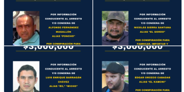 Departamento de Estado de EU ofrece recompensa por narcotraficantes mexicanos