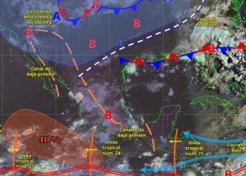 Continuarán las lluvias en gran parte del país