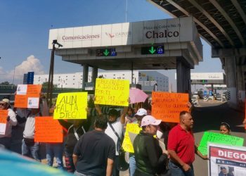 Bloqueos intermitentes en la México-Puebla para exigir aparición de Diego Hernández Chávez