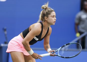 La tenista mexicana Renata Zarazúa durante un partido. Ha logrado una histórica clasificación al cuadro principal del US Open, la primera para México en 25 años.