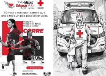 Todo listo para la Carrera Cruz Roja 2025 “Todo México Salvando Vidas”