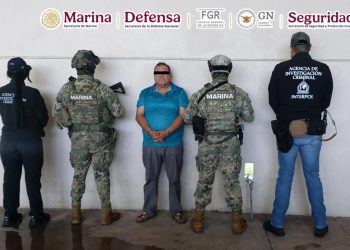 Semar reporta detención de hombre requerido en EU por asociación con distribuidores de drogas