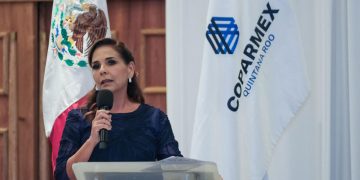 Mara Lezama acude a Toma de Compromiso del nuevo Consejo de Coparmex