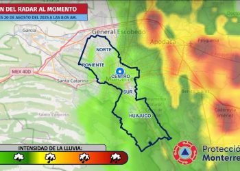 Baja temperatura en Monterrey por tormenta