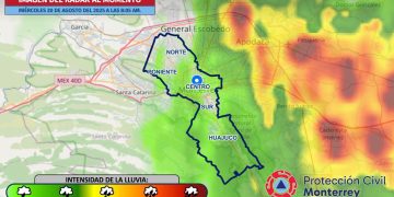 Baja temperatura en Monterrey por tormenta