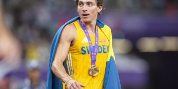 Tadej Pogacar, Armand Duplantis, Faith Kipyegon, Sydney McLaughlin-Levrone, Ousmane Dembelé, Arina Sabalenka, Jannik Sinner, Leon Marchand