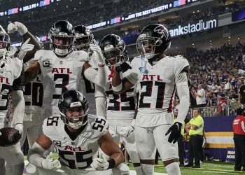 Los Atlanta Falcons asaltaron este domingo el U.S. Bank Stadium de Minneapolis al triunfar por 22-6 contra los Vikings para sumar