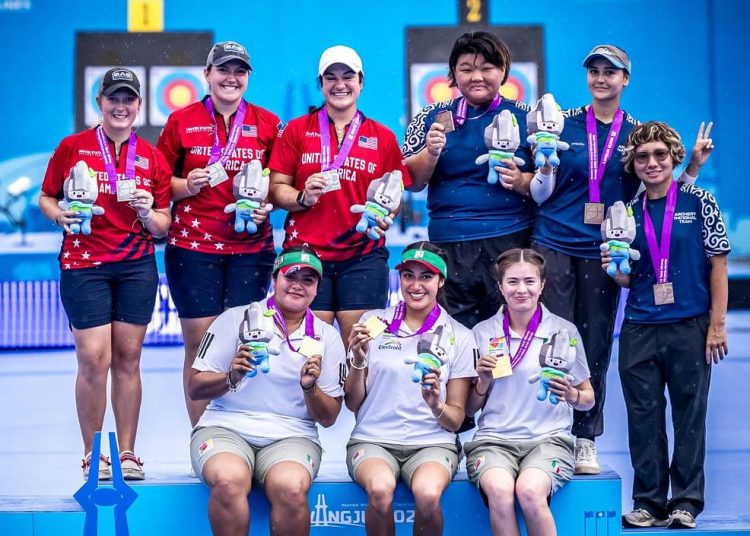 Maya Becerra, Mariana Bernal y Adriana Castillo ganan la primera medalla de oro de la historia en un Campeonato Mundial de Tiro con Arco, tras vencer a Estados Unidos en la final de Gwangju 2025.