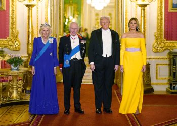 Trump y Carlos III intercambian elogios durante sus discursos en el banquete de Estado