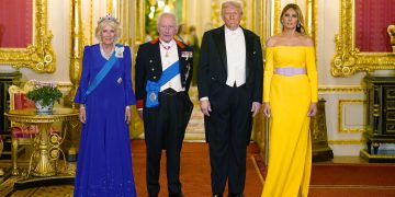 Trump y Carlos III intercambian elogios durante sus discursos en el banquete de Estado