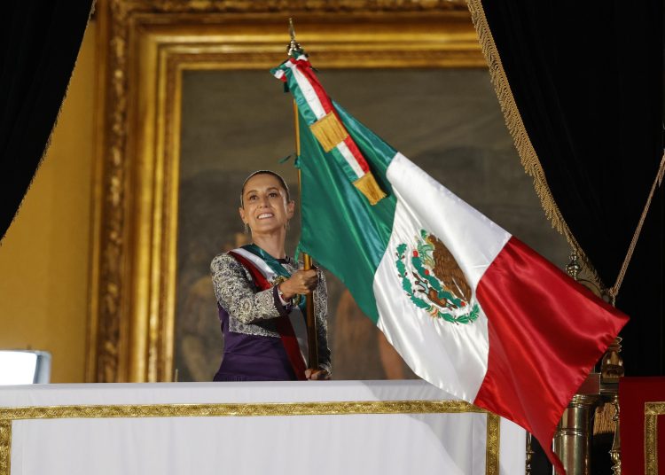 Claudia Sheinbaum da el Grito de Independencia