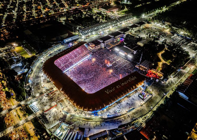 Despliegue de seguridad y vialidad para conciertos de Zoé | FOTO X @EstadioGNP