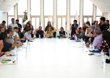 Alcaldesa de Cuauhtémoc dialoga con Trabajadores tras protestas