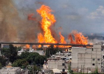 Suman 57 heridos por explosión de pipa en Puente de la Concordia