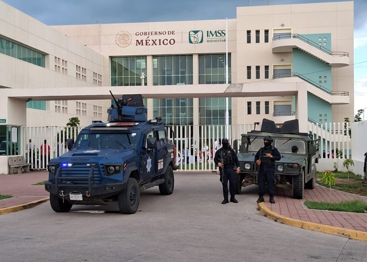 García Harfuch revisa seguridad en hospitales de Culiacán tras hechos violentos