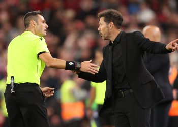 Simeone se enfrentó a un aficionado