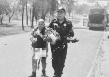 Sergio Ángel Soriano, el policía que ayudó a la abuelita heroína nos habla de lo que vivió en Iztapalapa