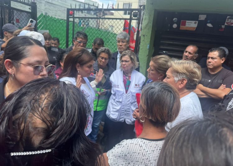 Brugada Molina supervisa zonas afectadas en Iztapalapa tras intensas lluvias en CDMX