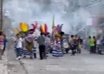 Elementos de emergencia atienden explosión de pirotecnia en Calera Chica, Morelos.