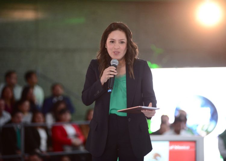 Karen Castrejón Trujillo, lideresa del Partido Verde Ecologista de México, habla sobre la alianza con Claudia Sheinbaum