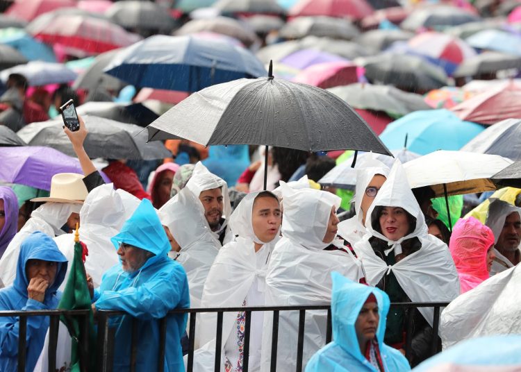 Alerta en la capital: lluvias fuertes y granizo afectarán varias alcaldías
