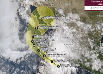 Se forma la tormenta tropical Lorena frente a las costas del Pacífico mexicano