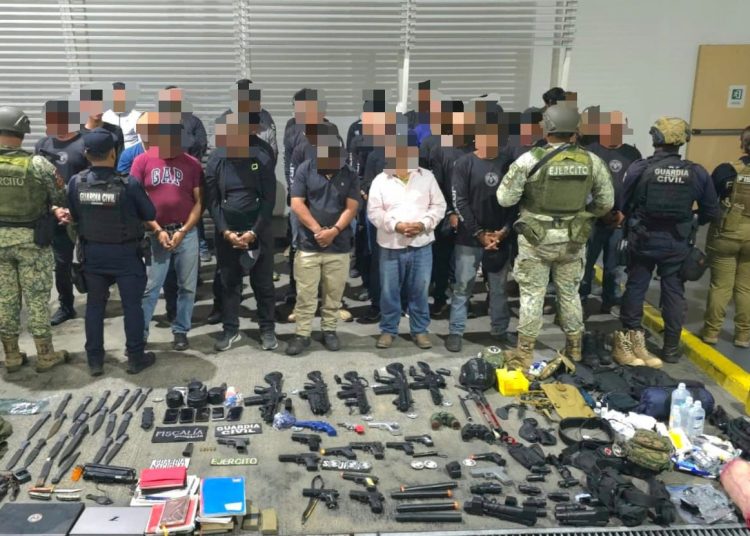 Detenidos en operativo de seguridad en Michoacán