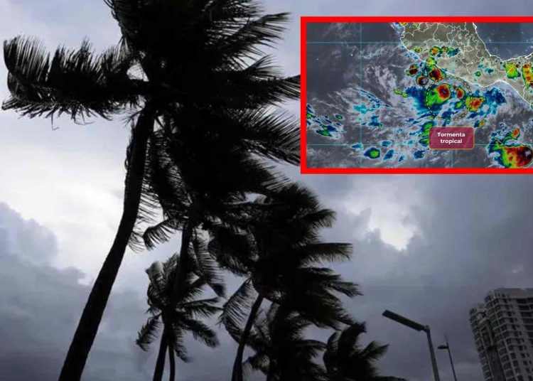 Oleaje elevado en las playas de Colima y Jalisco por la cercanía del huracán Narda.