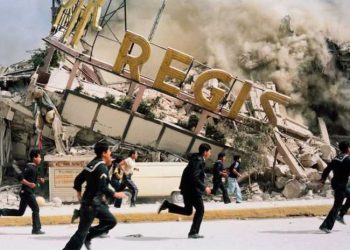 Edificios colapsados tras el sismo del 19 de septiembre de 1985 en la Ciudad de México
