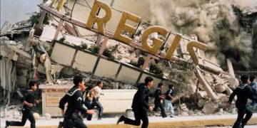 Edificios colapsados tras el sismo del 19 de septiembre de 1985 en la Ciudad de México