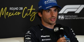 El español Carlos Sainz (Williams) -ganador hace un año en esta pista- , que acabó noveno este viernes la jornada de entrenamientos libres para el Gran Premio de Ciudad de México