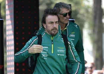 El español Fernando Alonso de Aston Martin
