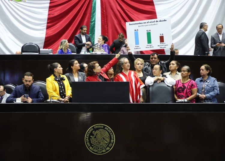 Morena culpa a la "maldita deuda corrupta" del PRIAN en debate de Ley de Ingresos 2026