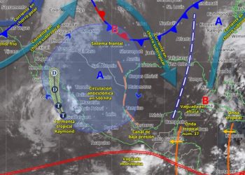 ⛈️Raymond y frente frío traen lluvias fuertes a gran parte del país