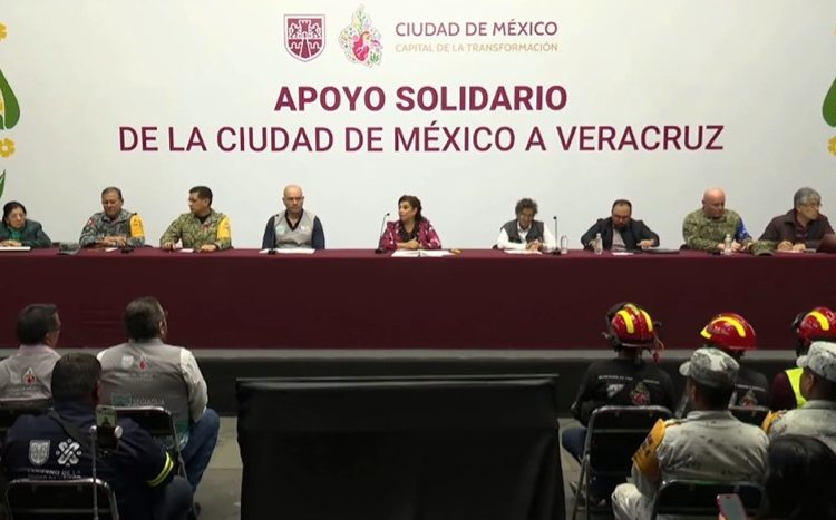 CDMX activa operativo solidario para Veracruz por Lluvias