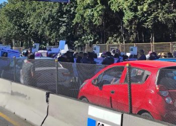 Bloqueo en Periférico Norte por Desaparición de Kimberly