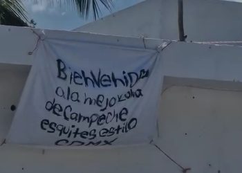 🌽 Sorprendente manta de “Elotes y Esquites CDMX” causa revuelo en Campeche