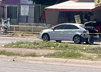 Lugar del enfrentamiento armado en avenida Álvaro Obregón, Culiacán