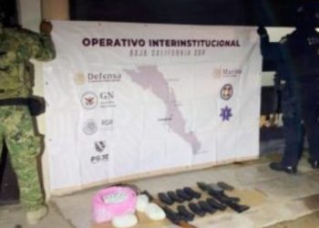 Detención de Luis Alberto ‘N’, alias El Moto Ratón, jefe de plaza del Cártel de Sinaloa, durante operativo de SEMAR y Policía Estatal en Ciudad Constitución, BCS”