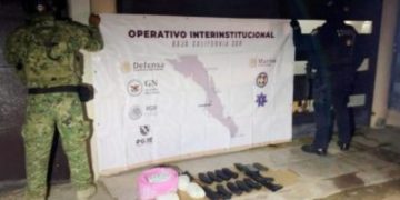 Detención de Luis Alberto ‘N’, alias El Moto Ratón, jefe de plaza del Cártel de Sinaloa, durante operativo de SEMAR y Policía Estatal en Ciudad Constitución, BCS”