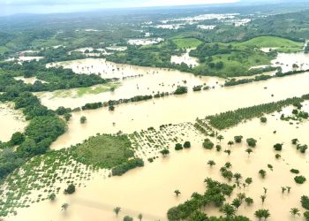 Inundaciones en Álamo y Poza Rica tras desbordamiento del río Cazone