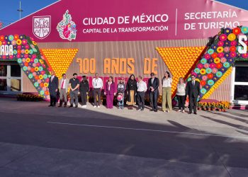 La Jefa de Gobierno de la Ciudad de México, Clara Brugada encabezó el acto