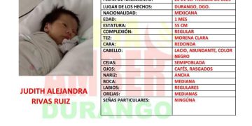 Roban bebé en hospital de Durango