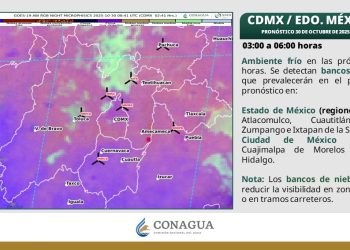 Frente frío núm. 11 provocará lluvias fuertes, bajas temperaturas y evento de “Norte” en varios estados