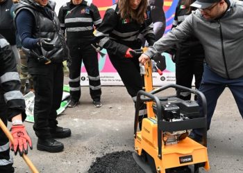 Llega la alcaldía Cuauhtémoc a diez mil baches atendidos en calles y abridoras