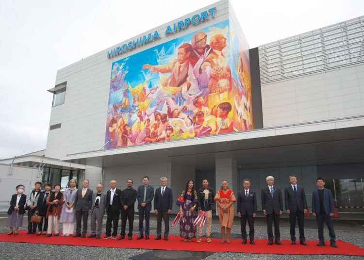 Mural Conmemorativo en Hiroshima: Un Canto por la Paz y Contra las Armas Nucleares | FOTO EFE