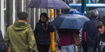 Cielos nublados y lluvias intensas en Guerrero y Chiapas por efectos del frente frío número 11.